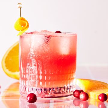 cranberry orange whiskey sour