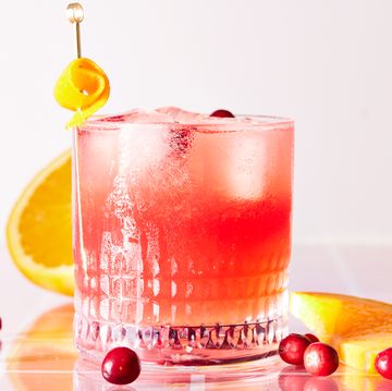 cranberry orange whiskey sour