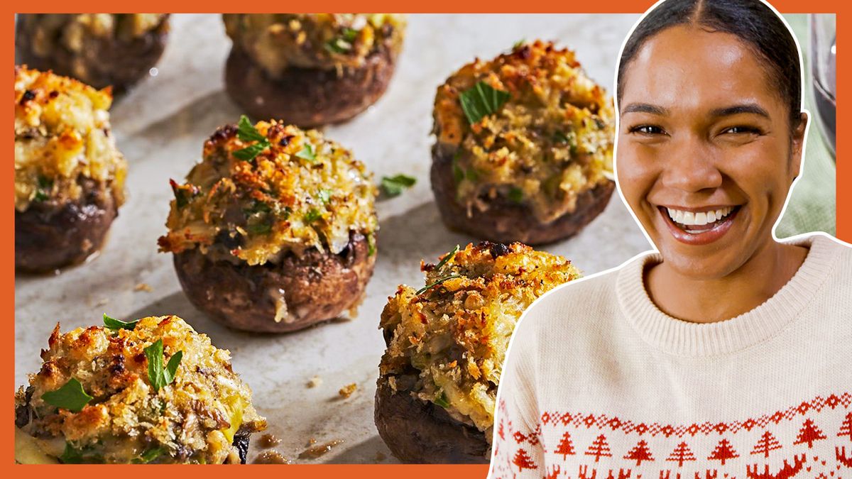 preview for These Stuffed Mushrooms Are A Holiday Party Must