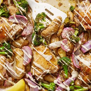 za'atar sheet pan chicken