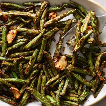 air fryer green beans with garlic