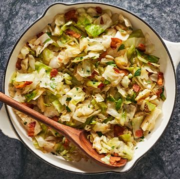 bacon fried cabbage