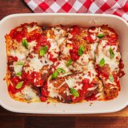 Dish, Food, Cuisine, Ingredient, Comfort food, Parmigiana, Produce, Recipe, Casserole, Staple food, 