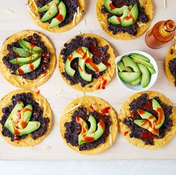 black bean tostadas