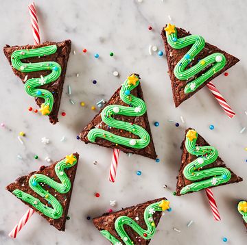 christmas tree brownies