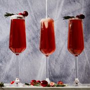 cranberry mimosas