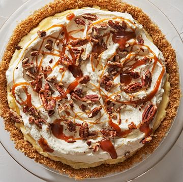 nobake banana caramel pecan pie