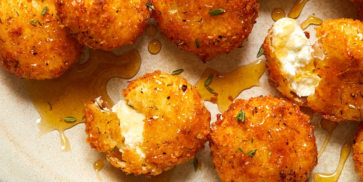 Fried goat cheese bites fried goat cheese bites