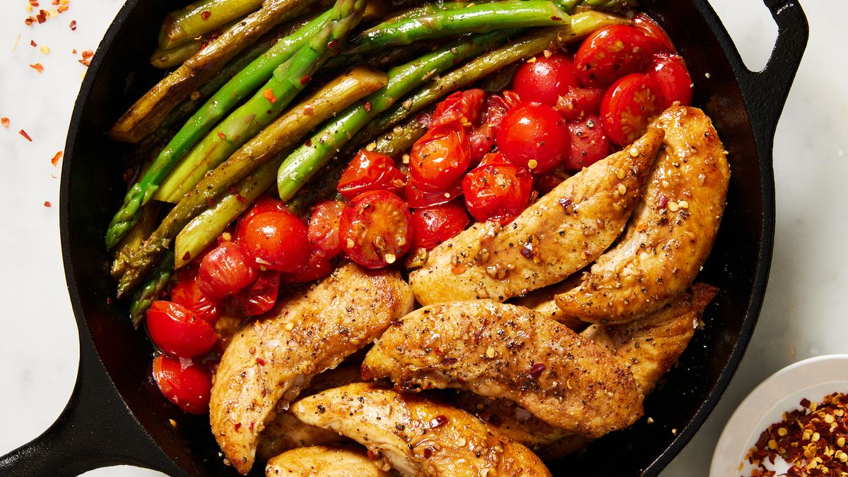 preview for One-Pan Balsamic Chicken And Asparagus Is A Weeknight Winner