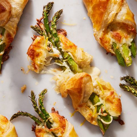 Alfredo Asparagus Bundles asparagus alfredo bundles