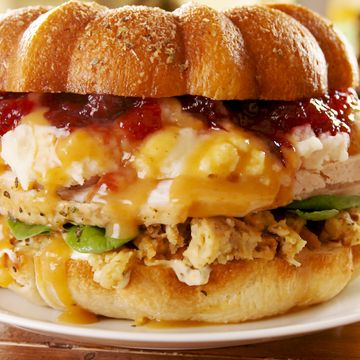 Giant Thanksgiving Leftover Sandwich - Delish.com