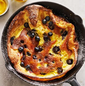 lemon blueberry dutch baby