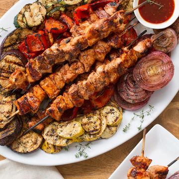 grilled chicken skewers