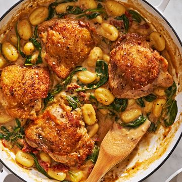 one pan creamy sundried tomato chicken gnocchi