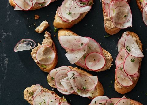 radish crostini radish crostini