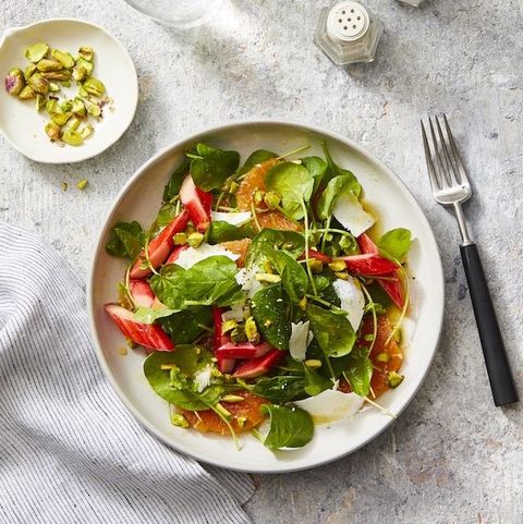 Rhubarb and Citrus Salad with Black Pepper Vinaigrette rhubarb and citrus salad with black pepper vinaigrette