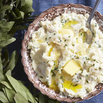 horseradish–sour cream mashed potatoes