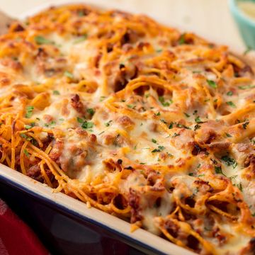 Baked Spaghetti Horizontal Baked Spaghetti Horizontal