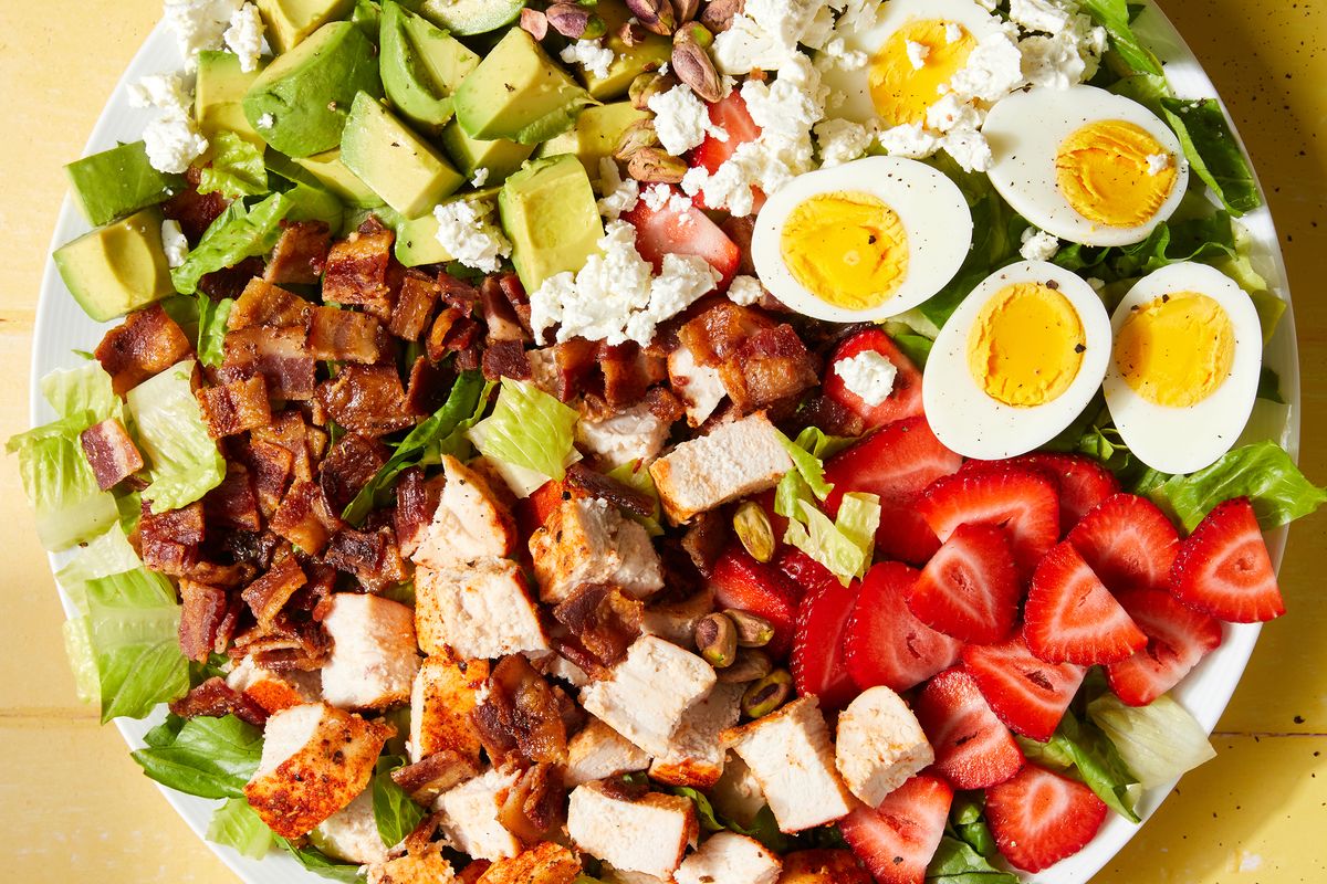 strawberry chicken cobb salad