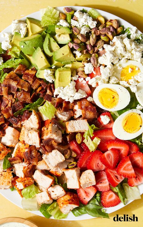 strawberry chicken cobb salad